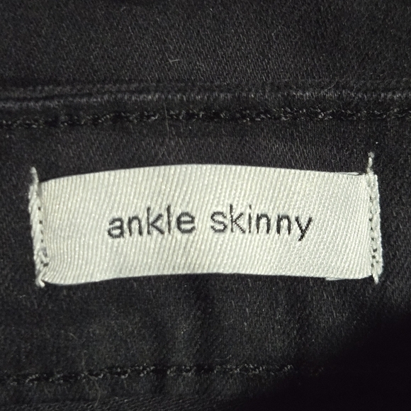 Social Standard by Sanctuary Women's Ankle Skinny Black Camo Denim Jeans Size 10 - Picture 10 of 15